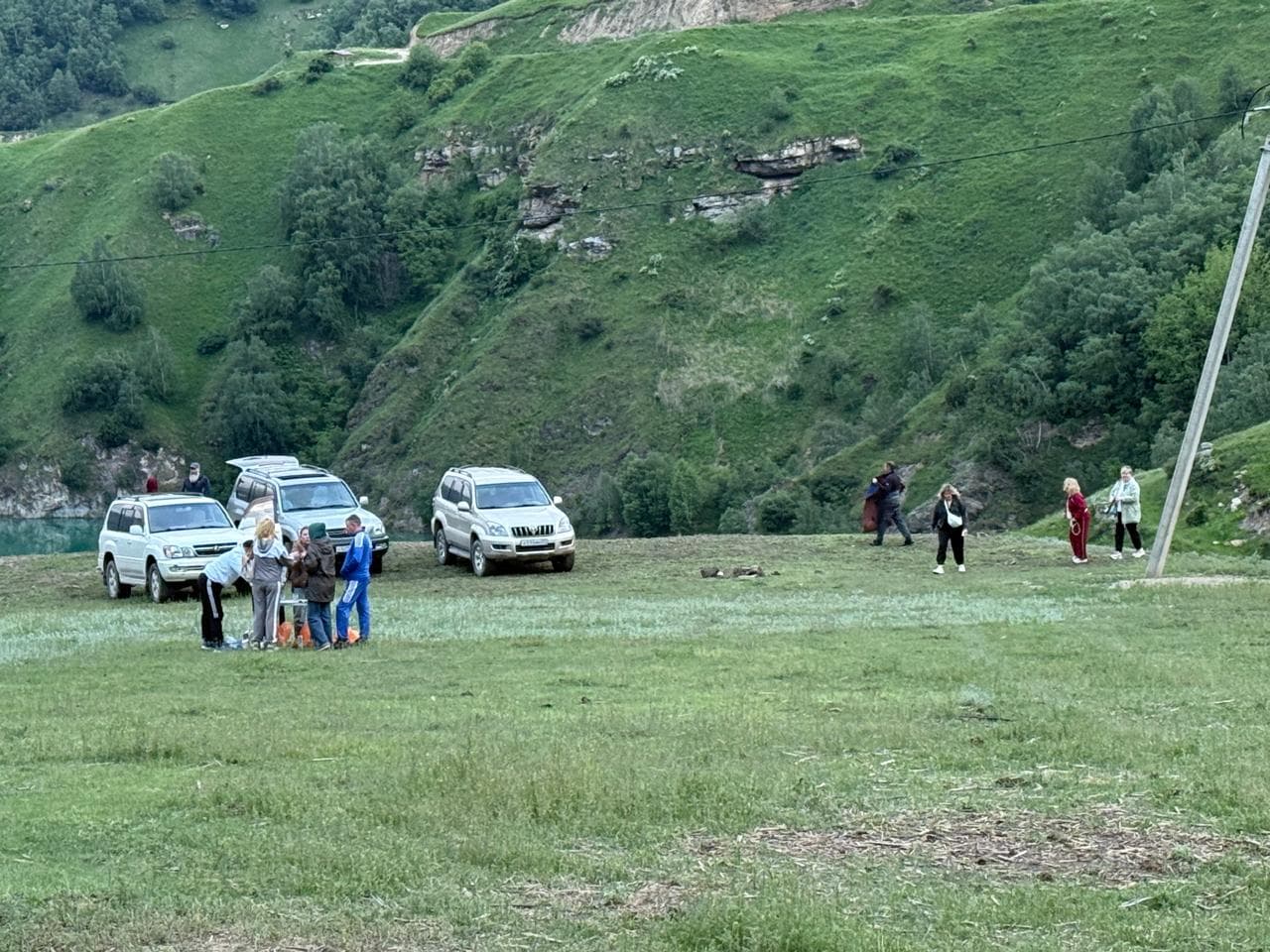 Пикник на горном лугу